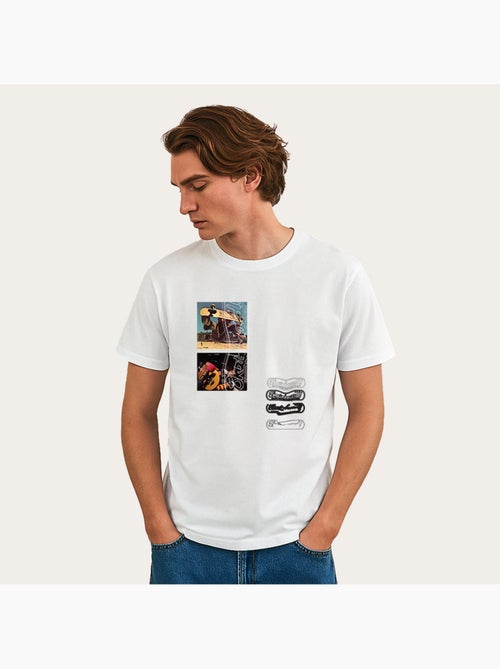 T-shirt Homme - SKATEBOARD! MAGAZINE PHOTO - Kiabi
