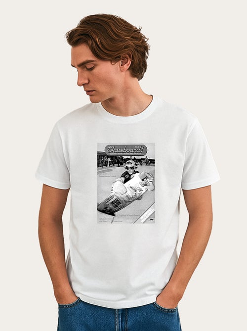 T-shirt Homme - SKATEBOARD! MAGAZINE POWERPLACES - Kiabi