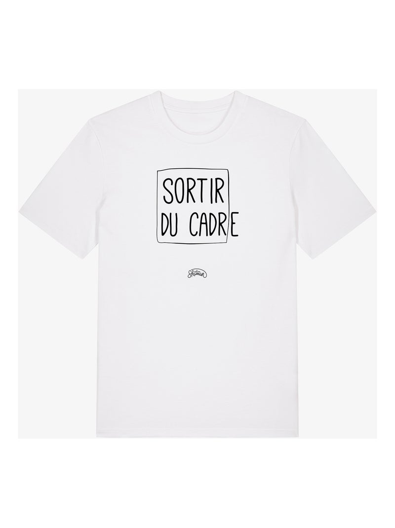 T-shirt Homme - SORTIR DU CADRE Blanc - Kiabi