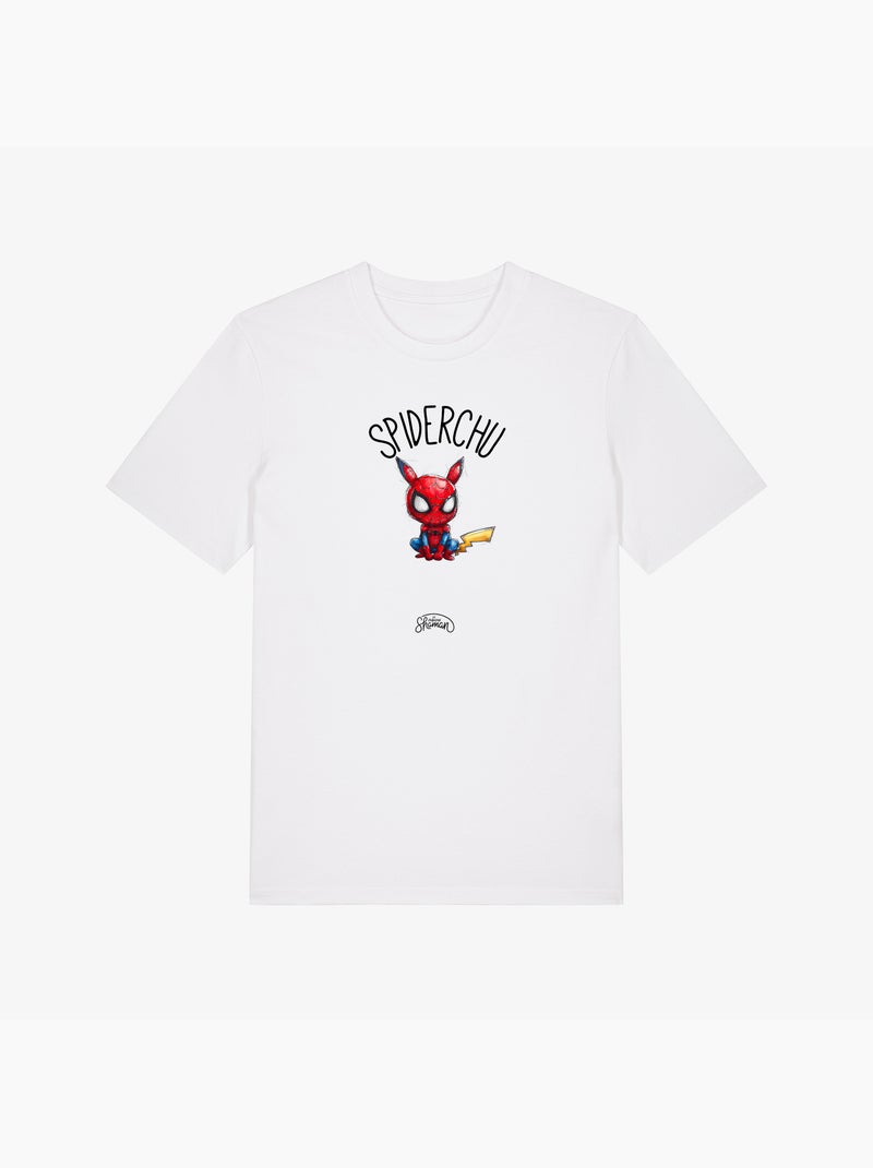 T-shirt Homme - SPIDERCHU Blanc - Kiabi