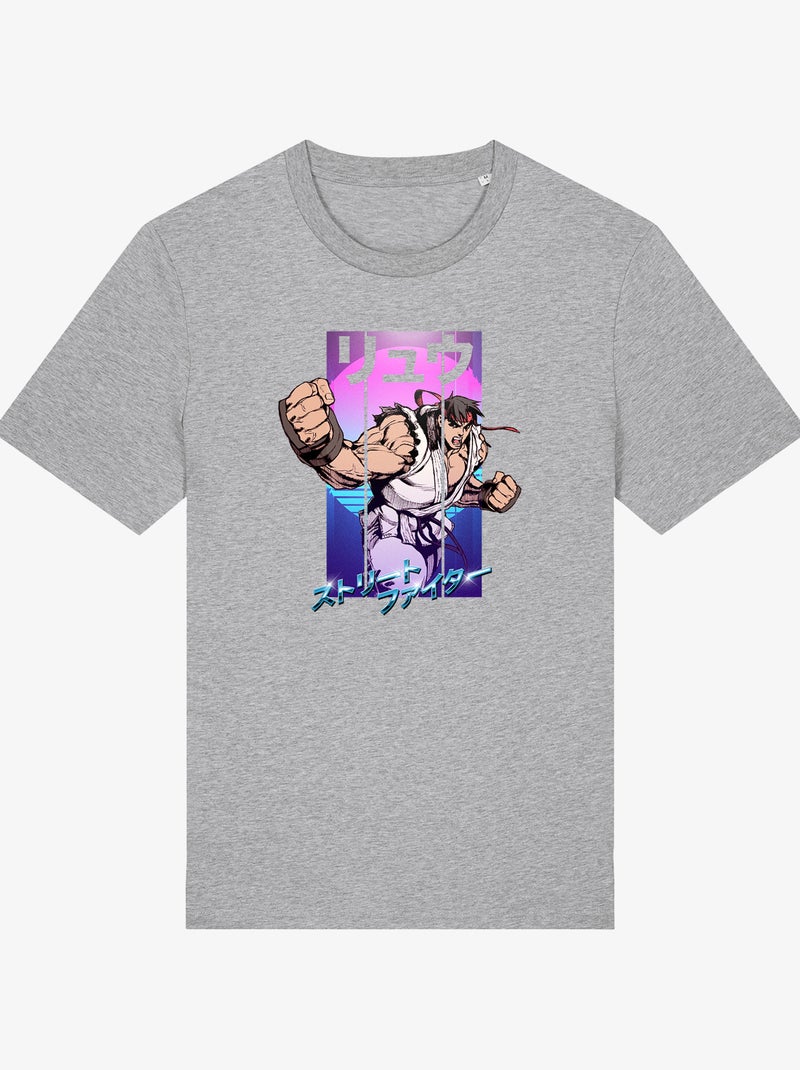 T-shirt Homme - STREET FIGHTER 3 Gris chiné - Kiabi