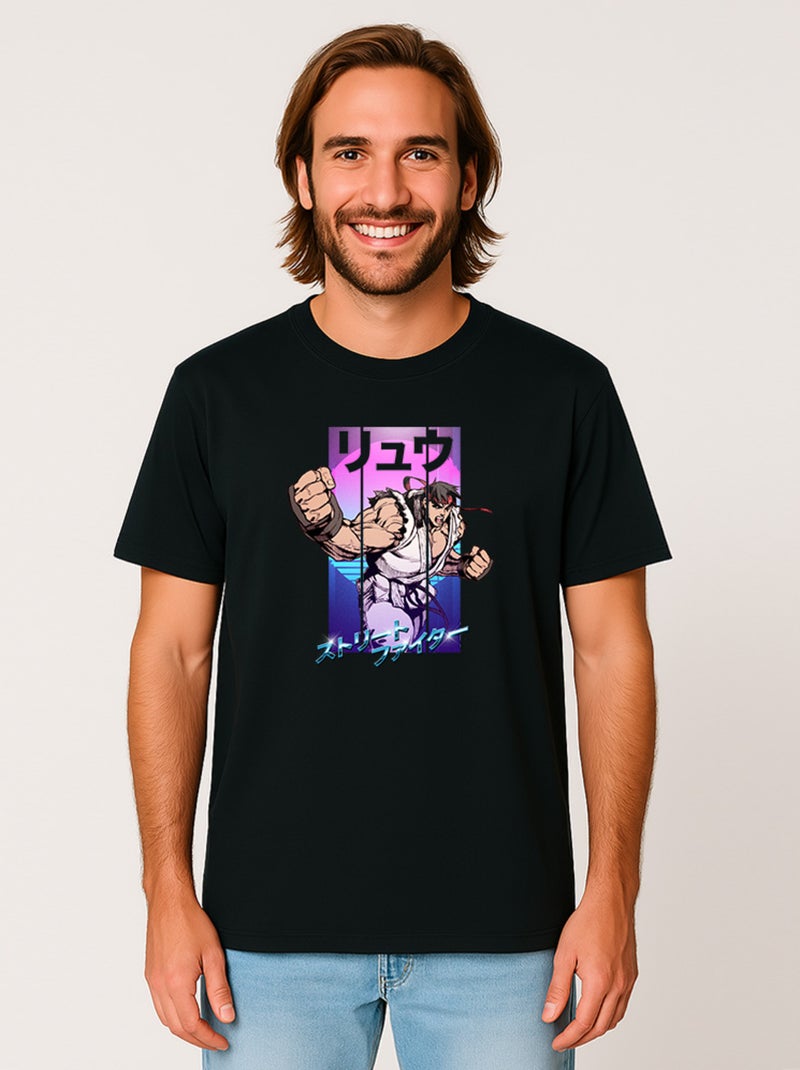 T-shirt Homme - STREET FIGHTER 3 Noir - Kiabi