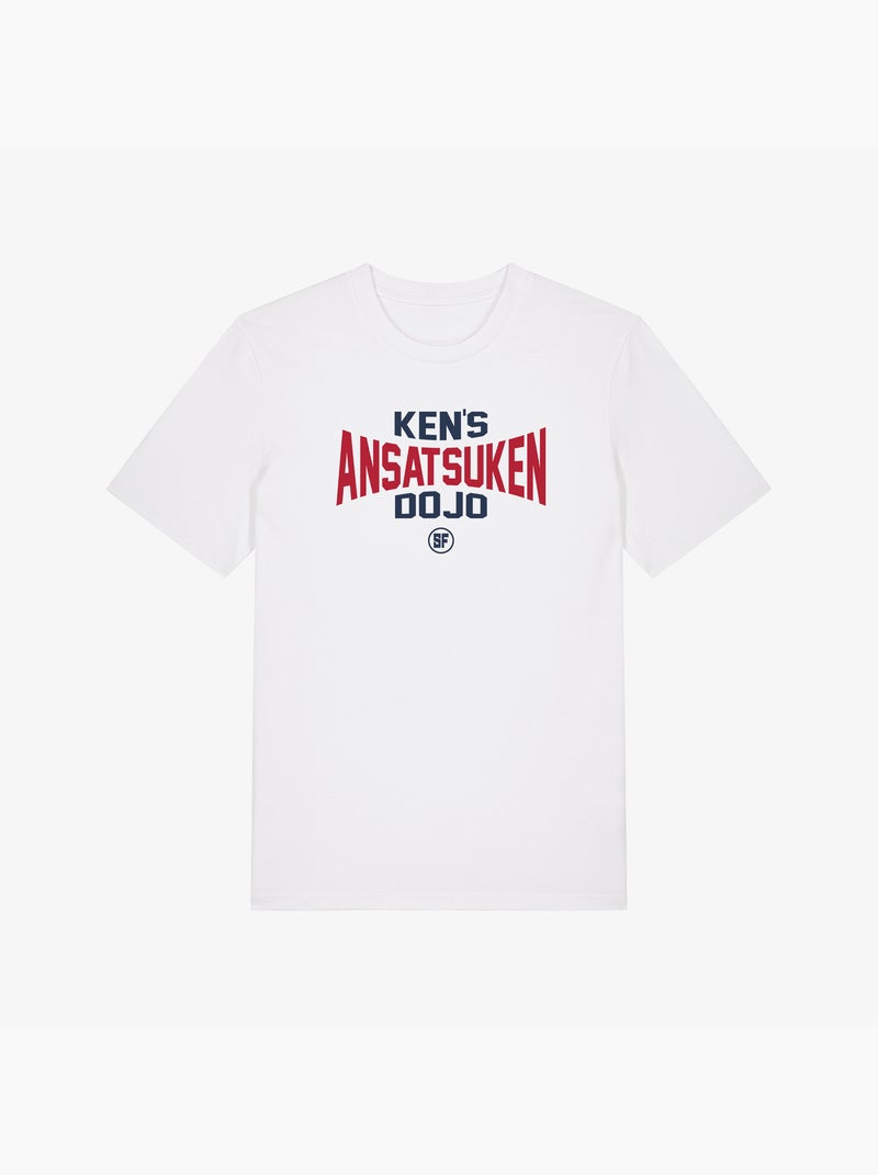 T-shirt Homme - STREET FIGHTER KEN'S ANSATSUKEN DOJO Blanc - Kiabi