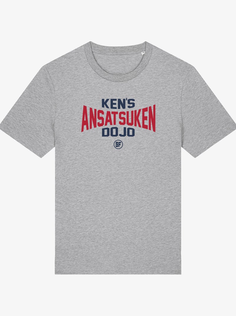 T-shirt Homme - STREET FIGHTER KEN'S ANSATSUKEN DOJO Gris chiné - Kiabi