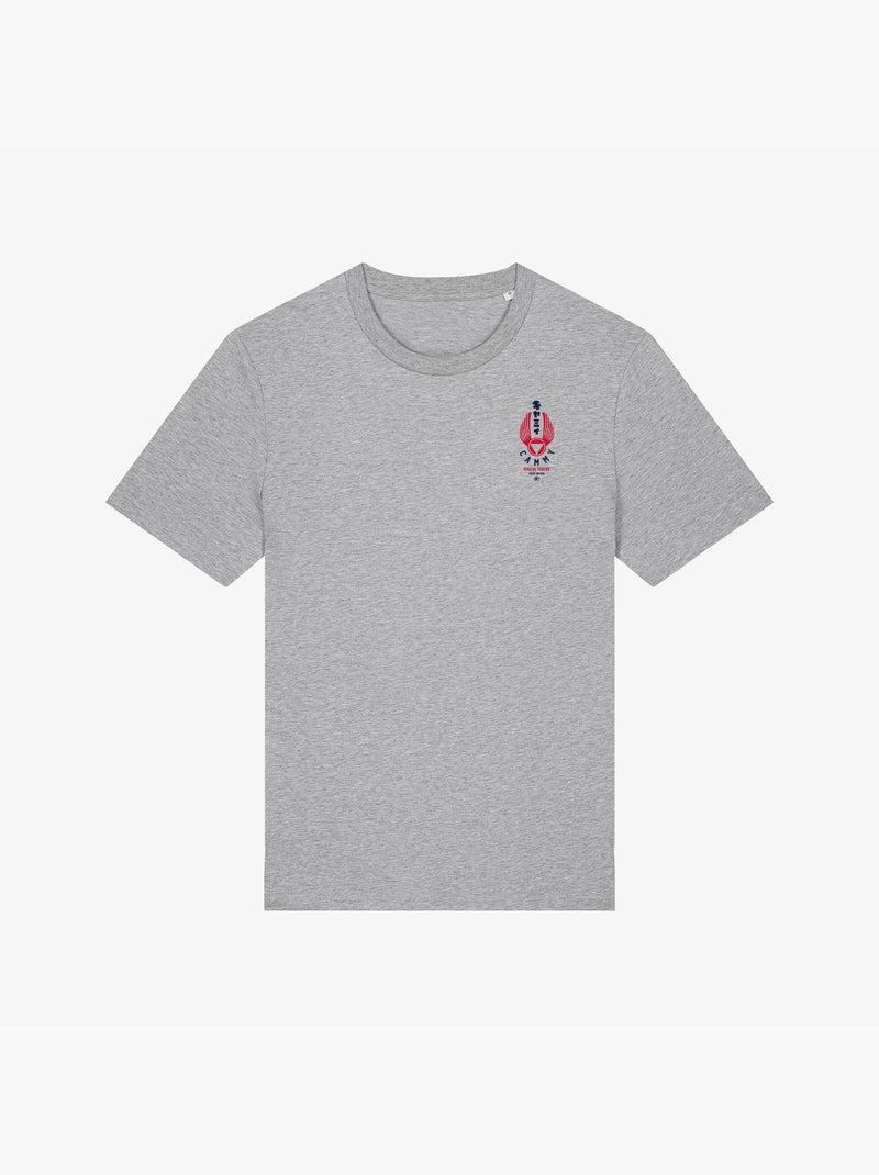 T-shirt Homme - STREET FIGHTER SPECIAL FORCES CŒUR Gris chiné - Kiabi