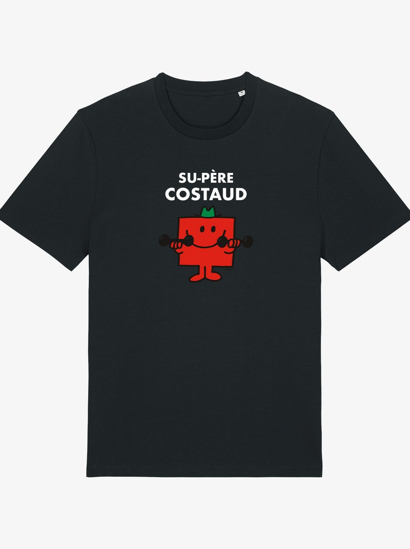 T-shirt Homme - SU PERE COSTAUD Noir - Kiabi