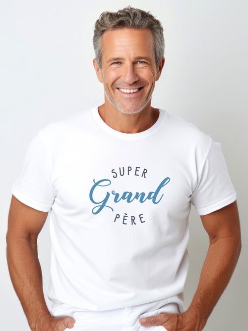 T-shirt Homme - SUPER GRAND PÈRE - Kiabi