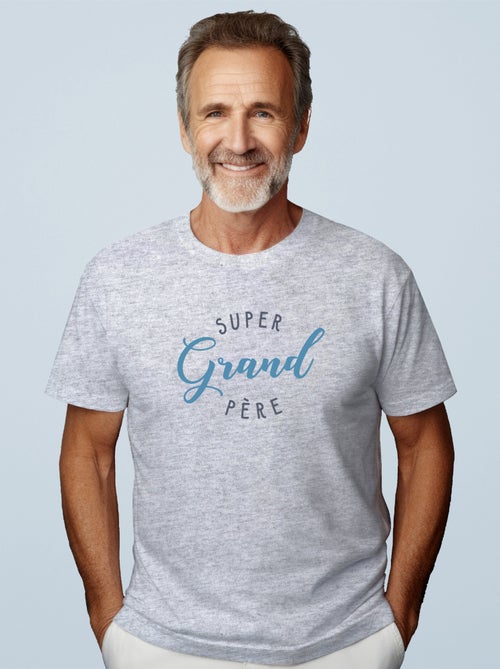T-shirt Homme - SUPER GRAND PÈRE - Kiabi