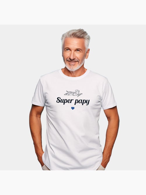 T-shirt Homme - SUPER PAPY 2 WAF - Kiabi