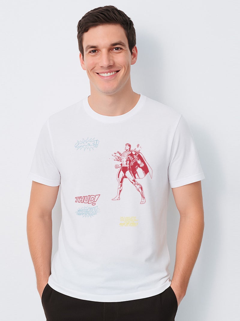 T-shirt Homme - SUPERMAN 3 Blanc - Kiabi