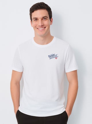 T-shirt Homme - SUPERMAN THE MAN OF STEEL CŒUR