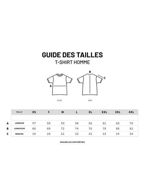 T-shirt Homme - SUPERMAN THE MAN OF STEEL CŒUR - Kiabi