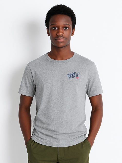 T-shirt Homme - SUPERMAN THE MAN OF STEEL CŒUR - Kiabi