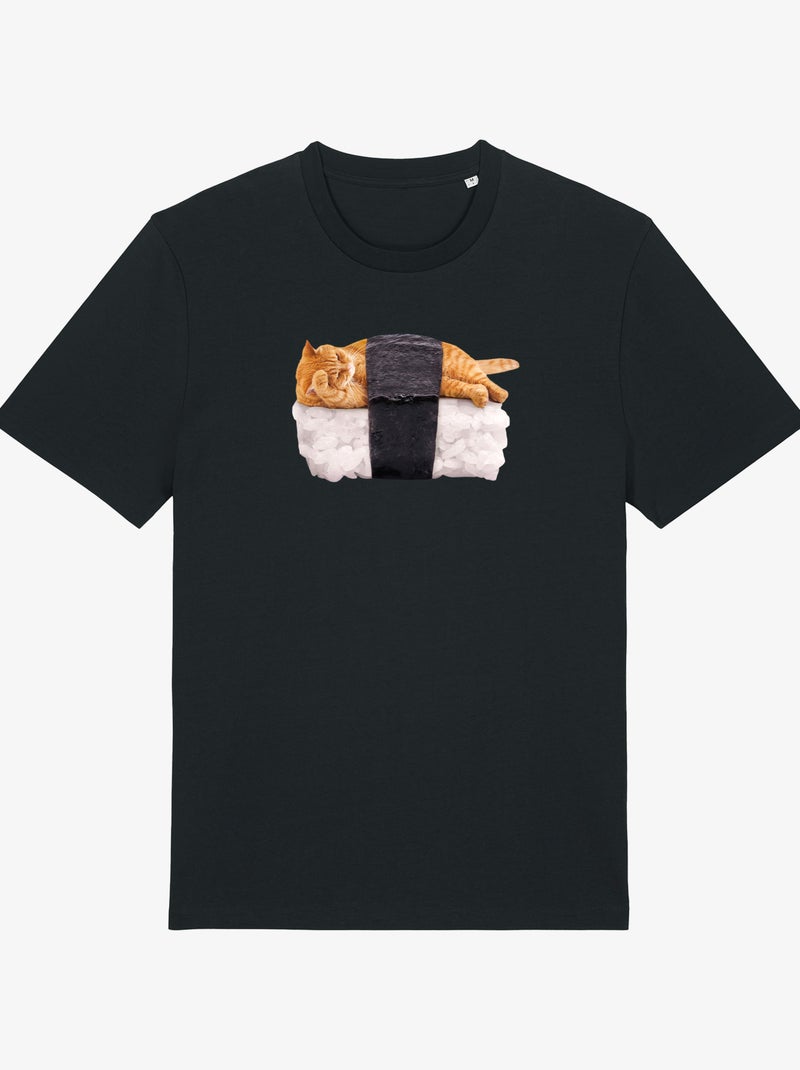 T-shirt Homme - SUSHI CAT Noir - Kiabi
