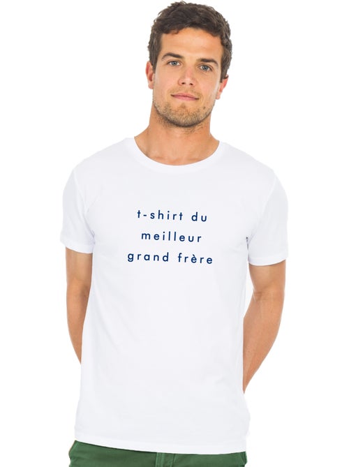 T-shirt Homme - T-shirt Homme - DU MEILLEUR GRAND FRÈRE 2 MPT - Kiabi