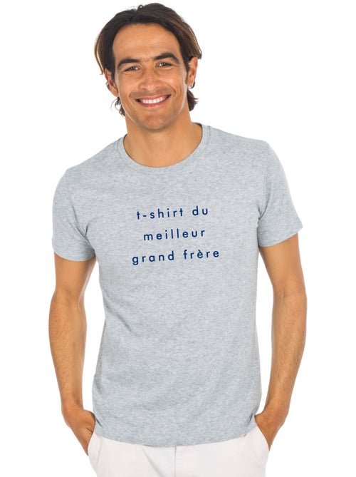 T-shirt Homme - T-shirt Homme - DU MEILLEUR GRAND FRÈRE 2 MPT - Kiabi