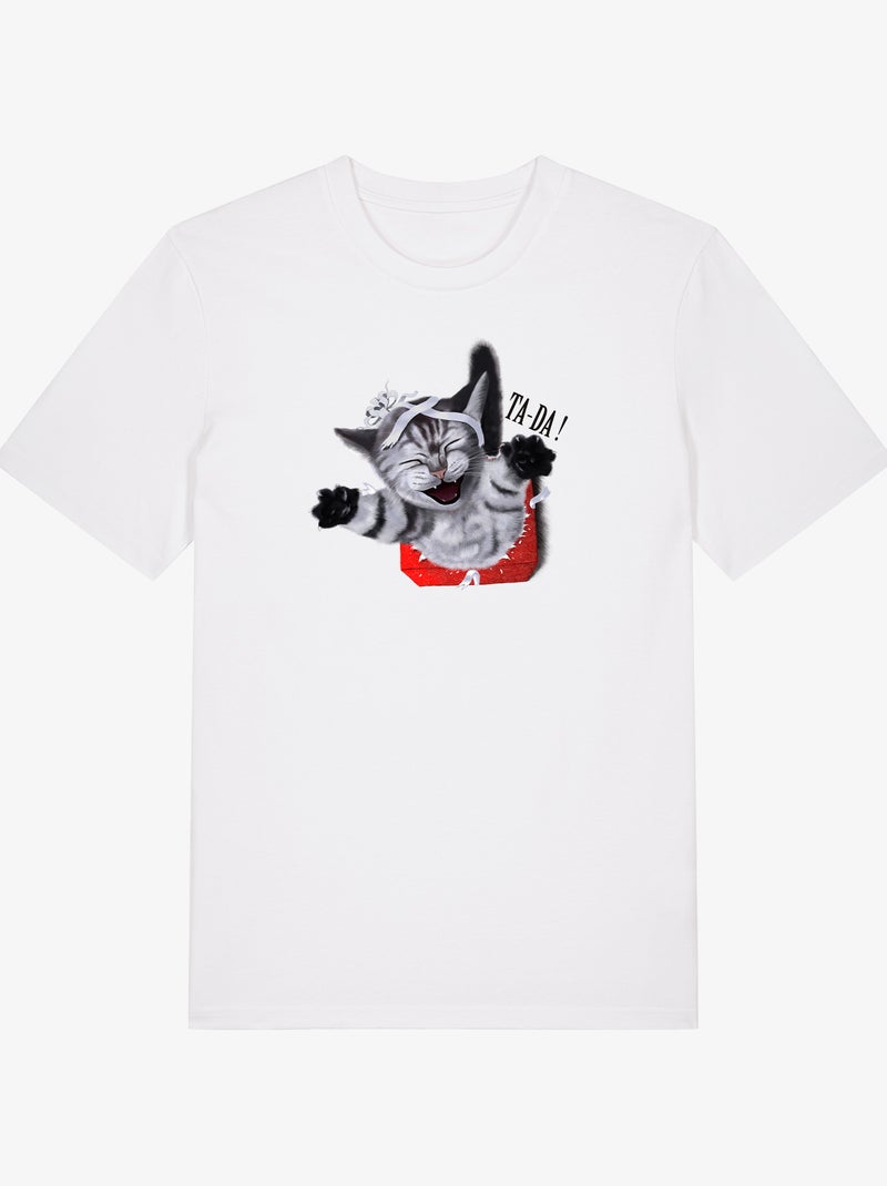 T-shirt Homme - TA DA Blanc - Kiabi