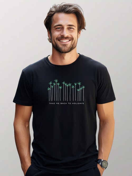 T-shirt Homme - TAKE ME BACK TO HOLIDAYS - Kiabi
