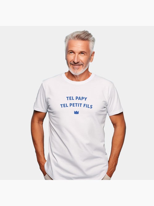 T-shirt Homme - TEL PAPY TELLE PETIT FILS WAF - Kiabi