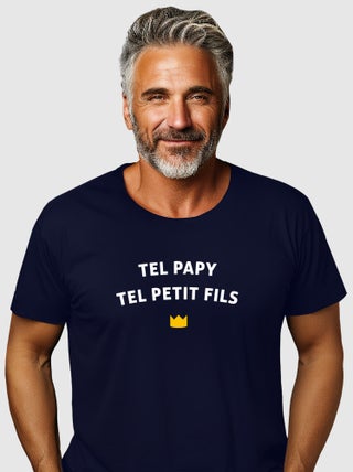 T-shirt Homme - TEL PAPY TELLE PETIT FILS WAF