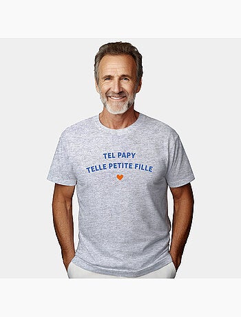 T-shirt Homme - TEL PAPY TELLE PETITE FILLE WAF