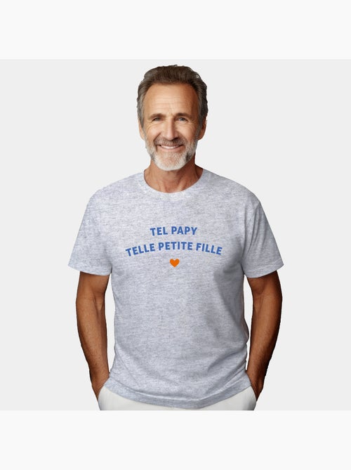 T-shirt Homme - TEL PAPY TELLE PETITE FILLE WAF - Kiabi