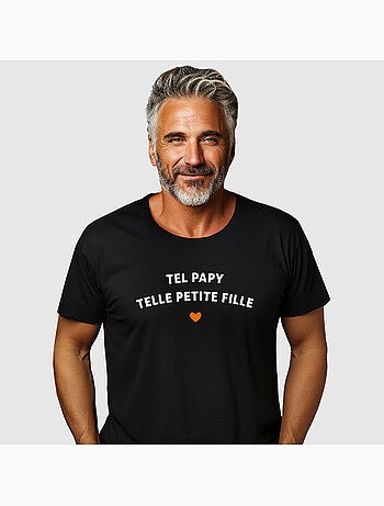T-shirt Homme - TEL PAPY TELLE PETITE FILLE WAF