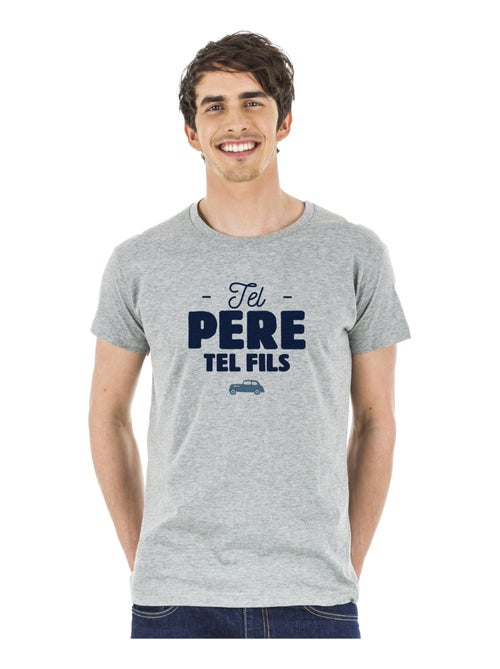 T-shirt Homme - TEL PÈRE TEL FILS - Kiabi