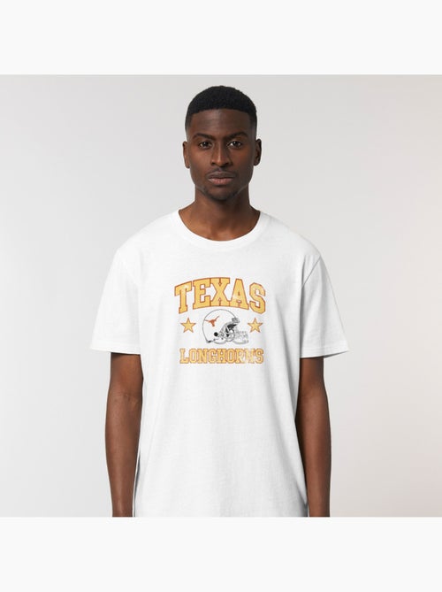 T-shirt Homme - TEXAS LONGHORNS YELLOW - Kiabi