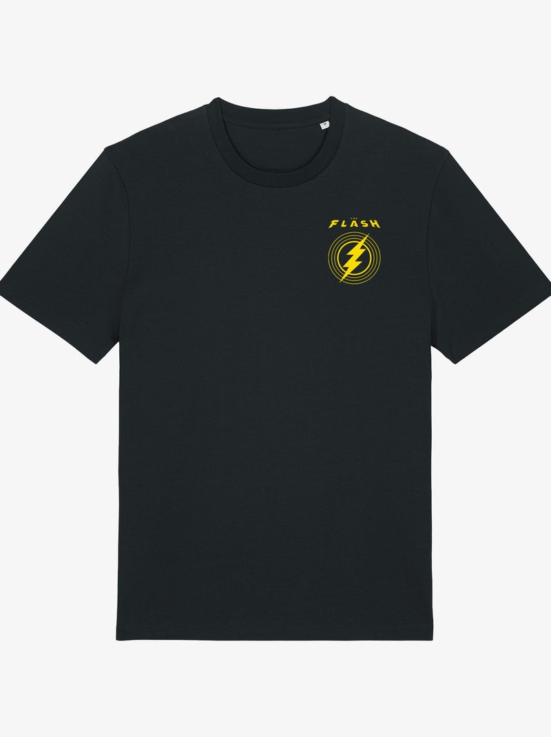 T-shirt Homme - THE FLASH LOGO CŒUR Noir - Kiabi