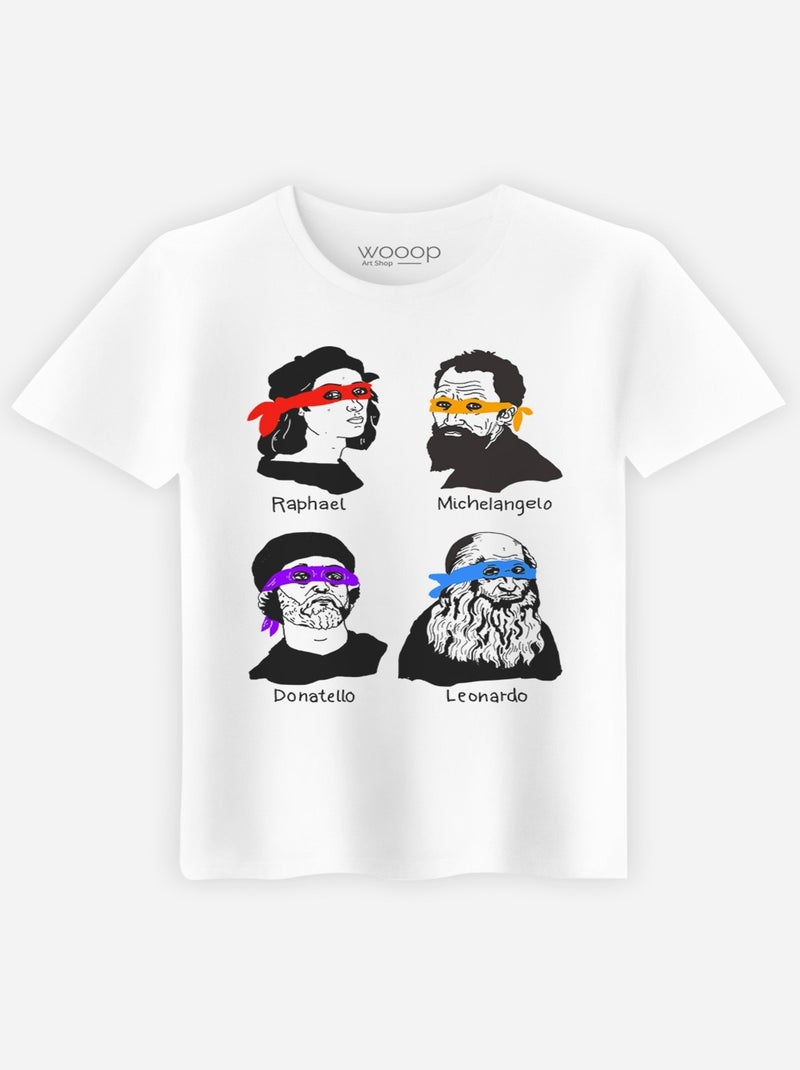 T-shirt Homme - THE NINJAS Blanc - Kiabi