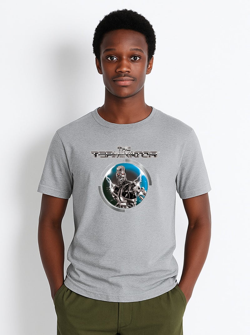T-shirt Homme - THE TERMINATOR Gris chiné - Kiabi