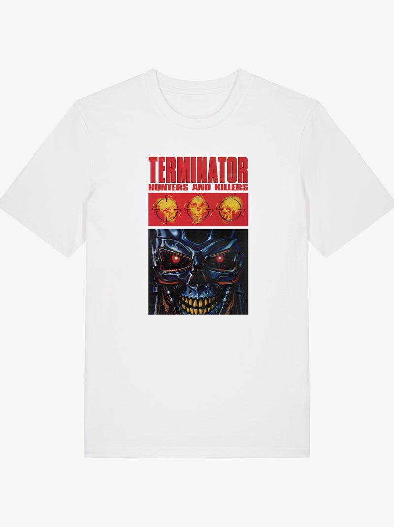 T-shirt Homme - THE TERMINATOR HUNTERS AND KILLERS Blanc - Kiabi