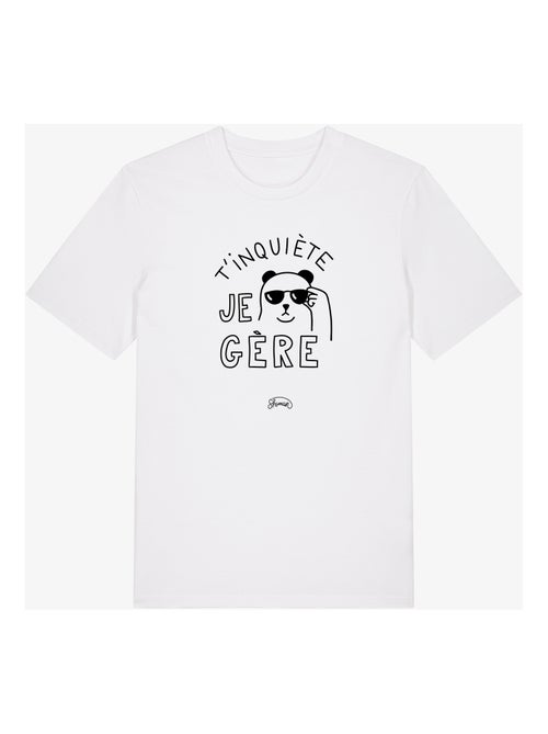 T-shirt Homme - T'INQUIETE JE GERE - Kiabi