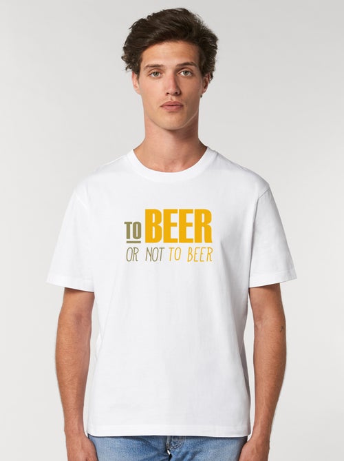 T-shirt Homme - TO BEER OR NOT TO BEER - Kiabi