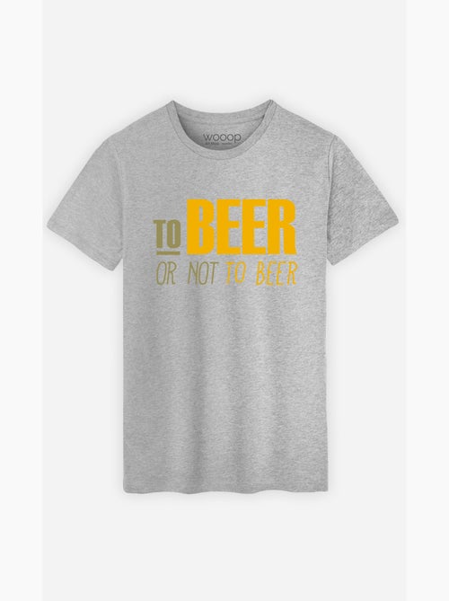 T-shirt Homme - TO BEER OR NOT TO BEER - Kiabi