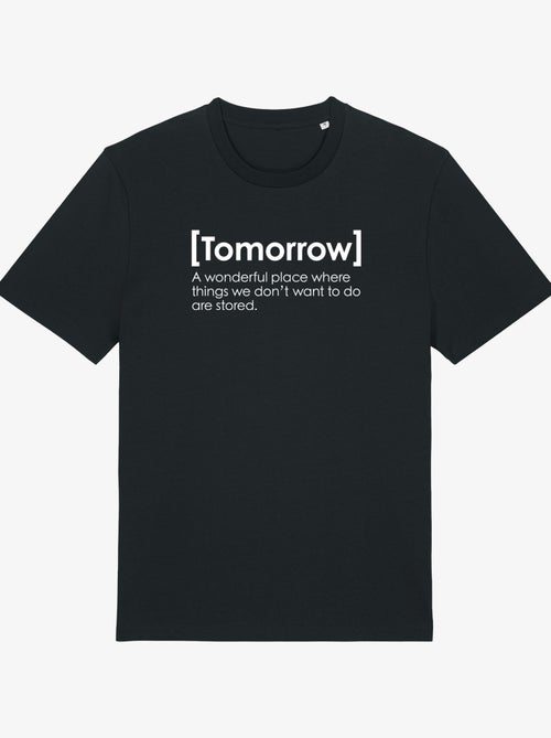 T-shirt Homme - TOMOROW DEFINITION - Kiabi