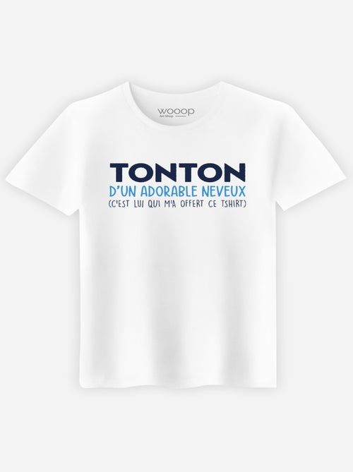 T-shirt Homme - TONTON D'UN ADORABLE NEVEUX - Kiabi