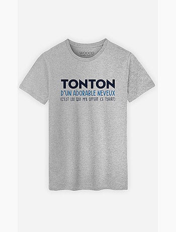 T-shirt Homme - TONTON D'UN ADORABLE NEVEUX