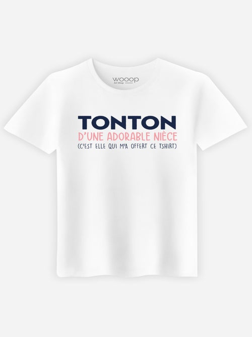 T-shirt Homme - TONTON D'UNE ADORABLE NIECE - Kiabi