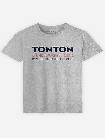 T-shirt Homme - TONTON D'UNE ADORABLE NIECE