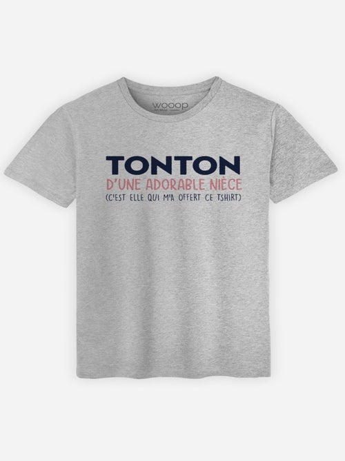 T-shirt Homme - TONTON D'UNE ADORABLE NIECE - Kiabi