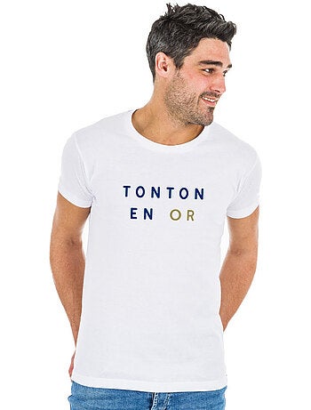 T-shirt homme - tonton en or 2 waf