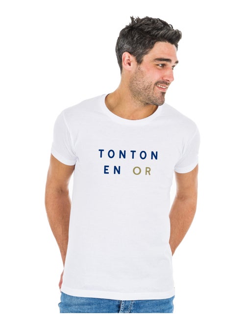T-shirt Homme - TONTON EN OR 2 WAF - Kiabi