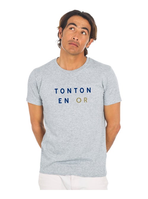 T-shirt Homme - TONTON EN OR 2 WAF - Kiabi