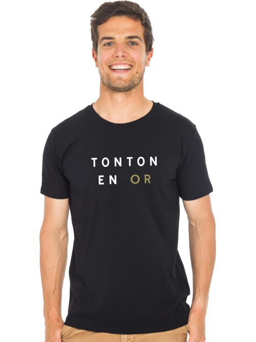 T-shirt Homme - TONTON EN OR 2 WAF - Kiabi