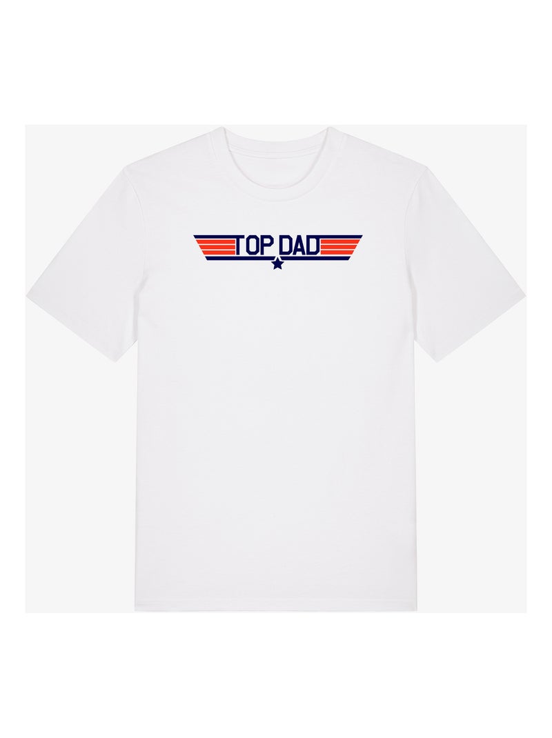 T-shirt Homme - TOP DAD Blanc - Kiabi