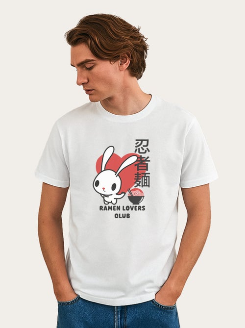 T-shirt Homme - TORC RAMEN LOVERS CLUB BUNNY - Kiabi