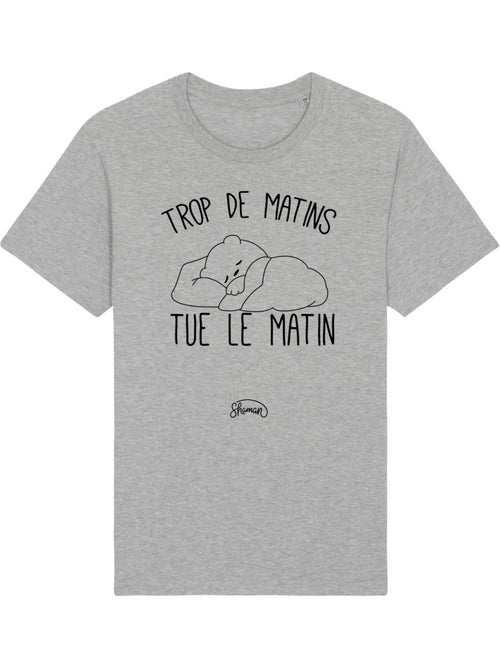T-shirt Homme - TROP DE MATINS TUE LE MATIN - Kiabi