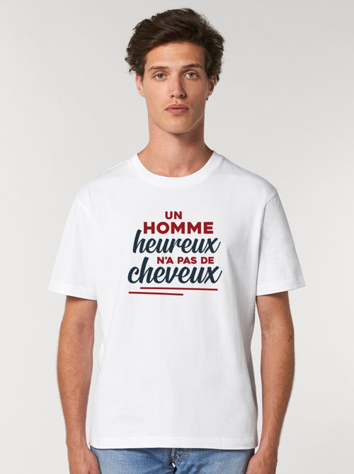 T-shirt Homme - UN HOMME HEUREUX - Kiabi